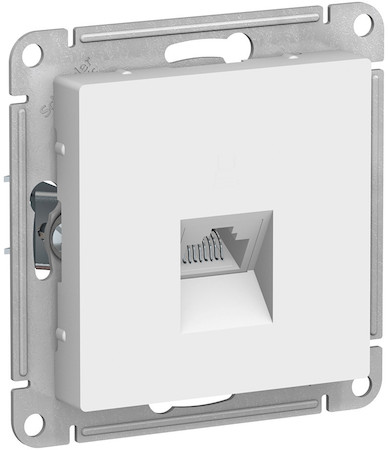 Schneider Electric ATN000183 ATLASDESIGN РОЗЕТКА компьютерная RJ45, кат. 5Е, механизм, БЕЛЫЙ