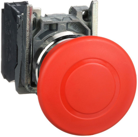 Schneider Electric КНОПКА АВАР. ОСТ. И ОТКЛ., "ТЯНИ-ТОЛКАЙ" XB4BT842