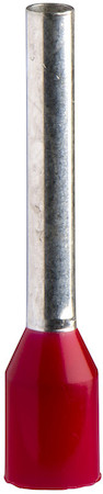 Schneider Electric DZ5CE010L12D НАКОНЕЧНИК ДЛИННЫЙ, СЕЧЕНИЕМ 1ММ2 КРАСНЫЙ