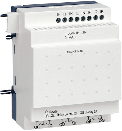 Schneider Electric SR3XT141B МОДУЛЬ РАСШИР ДИСКР 8ВХ/6ВЫХ ~24В