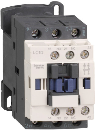 Schneider Electric LC1D095P7 КОНТАКТОР D 3Р, 9A, НО+НЗ, 230V 50/60ГЦ