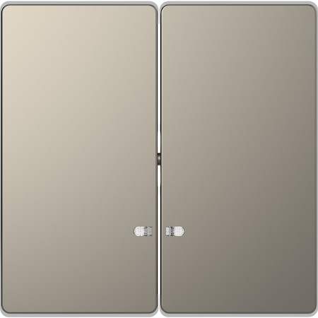 Schneider Electric MTN3420-6050 MERTEN D-Life КЛАВИША 2-ная с линзой для LED модуля, НИКЕЛЬ