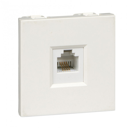 Schneider Electric RIN-144T-BE РОЗЕТКА ТЕЛ. В45 СУ ДЛЯ КАБ.КАН.БЕЛ. RAL9010