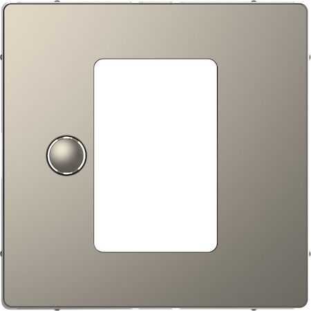 Schneider Electric MTN5775-6050 MERTEN D-Life ЦЕНТРАЛЬНАЯ НАКЛАДКА для сенсорного термостата, НИКЕЛЬ, SD
