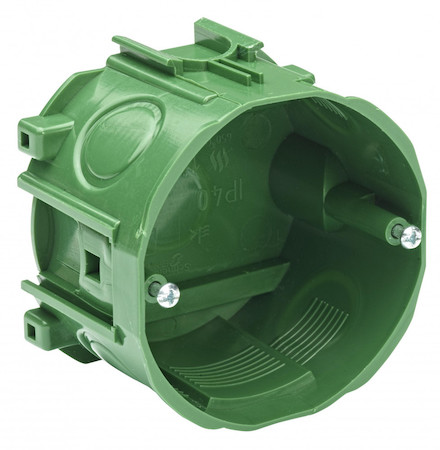 Schneider Electric II-U-2 КОРОБКА УСТАНОВОЧНАЯ С/У ДЛЯ ГСК С САМОРЕЗАМИ (78*45 ММ)