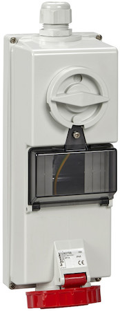 Schneider Electric 82759 РОЗ Б/ЗАЩ 16A 3P-N-E 380-415 IP65