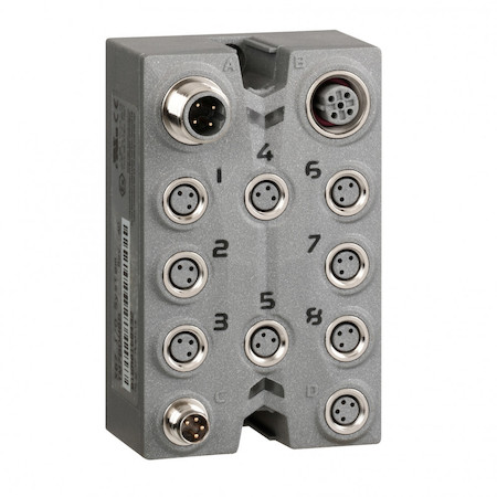Schneider Electric TM7BDO8TAB Дискретный модуль IP 67, 8 выходов, разъемы М8
