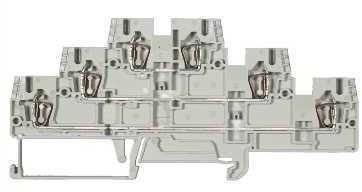 Schneider Electric AB1RRNET235U6 2 УРОВН КЛЕММНИК ПРУЖ ПРОХОД 2,5ММ2 2/4