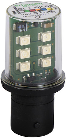 Schneider Electric DL1BKB5 ОРАНЖ. СВЕТОДИОД 24В ПРЕРЫВ СВЕЧЕНИЯ