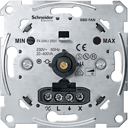 Schneider Electric MTN5143-0000 MERTEN D-Life МЕХАНИЗМ регулятора частоты вращения 20-400 Вт