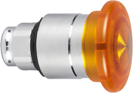 Schneider Electric ZB4BW453 ГОЛ. КНОП, ГРИБ, ПОДС., ПРУЖ. ВОЗВ,ОРАНЖ