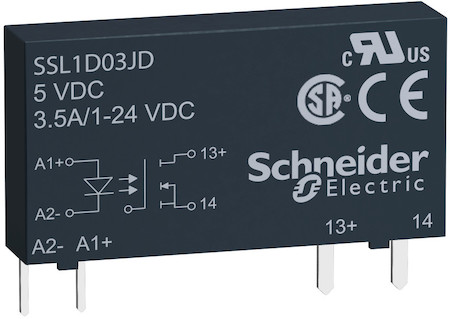 Schneider Electric ТВЕРДОТЕЛЬНОЕ РЕЛЕ, 1 ФАЗА, 3,5 А SSL1D03JD