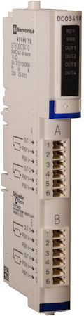 Schneider Electric STBDDO3410K Модуль дискр. вых. =24В, 4 канала, 0.5A, source, 2x6pt, Size 1, Standard