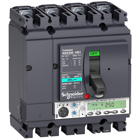 Schneider Electric LV433312 4П АВТОМ.ВЫКЛ. MIC6.2E 40A NSX100HB1 (75кА при 690B)