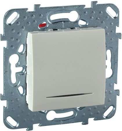 Schneider Electric MGU5.201.25NZD UNICA ВЫКЛЮЧАТЕЛЬ 1-клавишный, с подсветкой, сх. 1а, БЕЖЕВЫЙ