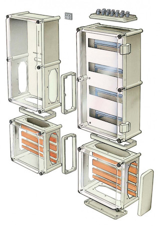 Schneider Electric NSYPLM64 ШКАФ THALASSA 647x436x250 IP66