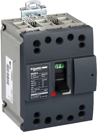 Schneider Electric 28624 АВТ.ВЫКЛ. NG160N 25kA TM63T 3П3T