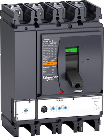 Schneider Electric LV433701 4П АВТОМ.ВЫКЛ. MIC2.3 630A NSX630R(200кА при 415В, 45кА при 690B)
