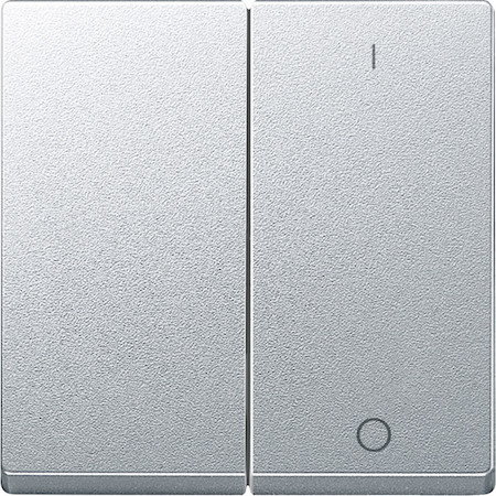 Schneider Electric MTN312060 MERTEN КЛАВИША двойная с пиктограммами "Вкл."и"Откл.", АЛЮМИНИЙ, SM