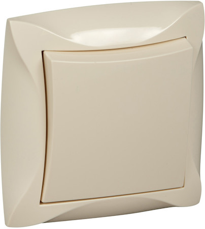 Schneider Electric WDE000212 ОДНОКЛАВИШНЫЙ ВЫКЛ. (СХ.1), БЕЖЕВЫЙ