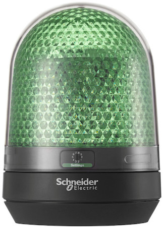 Schneider Electric XVR3B03 СИГНАЛЬНЫЙ МАЯК, ЗЕЛЕН., БЕЗ ЗУММ., 24В
