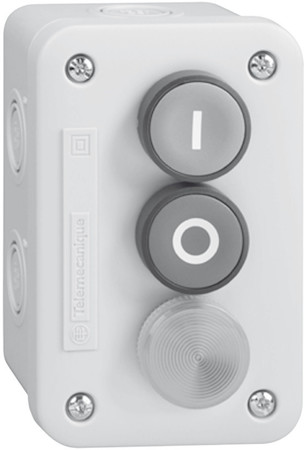 Schneider Electric XALE33V2M КНОПОЧНЫЙ ПОСТ 2 КНОПКИ ЗЕЛ.КР.