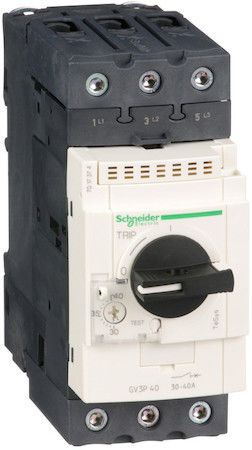 Schneider Electric GV3P40 АВТОМАТИЧЕСКИЙ ВЫКЛЮЧАТЕЛЬ С КОМБИНИРОВАННЫМ РАСЦЕПИТЕЛЕМ 40А ВИНТ.ЗАЖ.