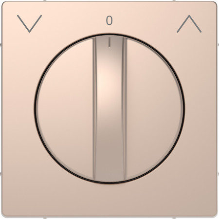 Schneider Electric MTN3875-6051 MERTEN D-Life ЦЕНТРАЛЬН. НАКЛАДКА д/поворот. мех-ма рольставней, ШАМПАНЬ