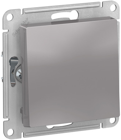 Schneider Electric ATN000315 ATLASDESIGN ВЫКЛЮЧАТЕЛЬ с самовозвратом, сх.1, 10АХ, механизм, АЛЮМИНИЙ