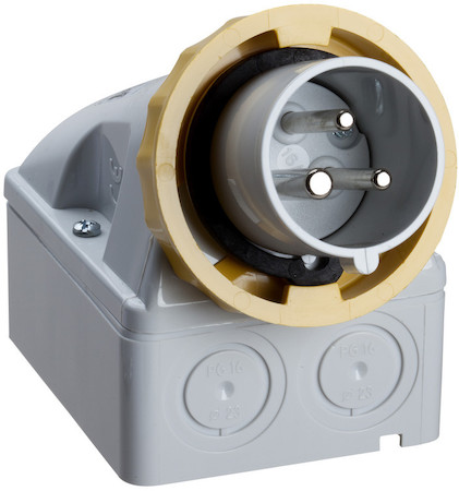 Schneider Electric 83563 НАСТЕН ВИЛКА ВИНТ 32А 2P-E 100-130 IP67