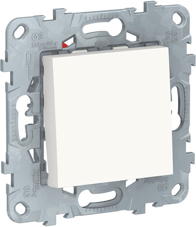 Schneider Electric NU520518 UNICA NEW переключатель 1-клавишный, перекрестный, сх. 7, 10 AX, 250 В, белый