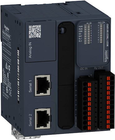 Schneider Electric TM221M16RG МОДУЛЬНЫЙ БАЗОВЫЙ БЛОК М221-16IO РЕЛЕ ПРУЖ РАЗЪЕМЫ
