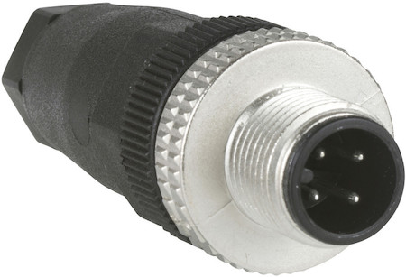 Schneider Electric М12 ПРЯМ. РАЗЪЕМ 4 ШТЫРЯ XZCC12MDM40B