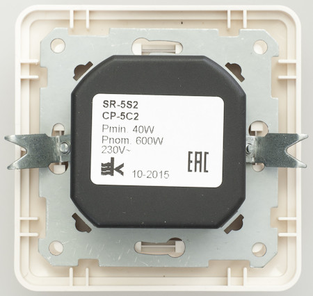 Schneider Electric SR-5S2-28 УНИВЕРСАЛ. ДИММЕР 600ВТ, СЛ. КОСТЬ