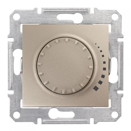 Schneider Electric SDN2200568 SEDNA СВЕТОРЕГУЛЯТОР повор-наж., прхдн., индукт., 60-500Вт/ВА, ТИТАН