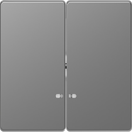 Schneider Electric MTN3420-6036 MERTEN D-Life КЛАВИША 2-ная с линзой для LED модуля, НЕРЖ. СТАЛЬ