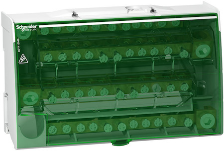 Schneider Electric LGY416048 РАСПРЕДЕЛИТЕЛЬНЫЙ БЛОК ВИНТОВОЙ 4П 160А 48 ОТВЕРСТИЙ