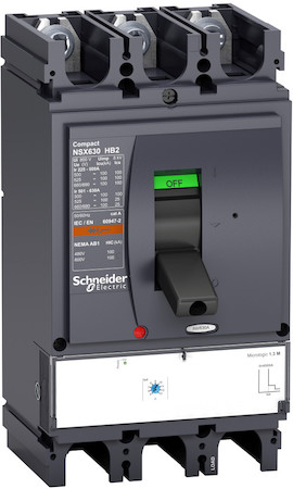 Schneider Electric LV433742 3П3Т АВТОМАТИЧЕСКИЙ ВЫКЛЮЧАТЕЛЬ NSX630HB2 MIC1.3 MA 500A