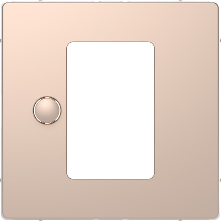 Schneider Electric MTN5775-6051 MERTEN D-Life ЦЕНТРАЛЬНАЯ НАКЛАДКА для сенсорного термостата, ШАМПАНЬ, SD