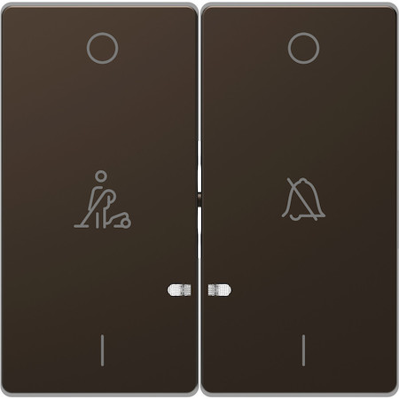 Schneider Electric MTN3429-6052 MERTEN D-Life КЛАВИША 2-ная, линзой LED, символ: звонок/горничная, МОККО