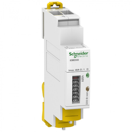 Schneider Electric A9MEM2000 Счетчик iEM2000 с дисплеем, 1-ф, 1 кл.