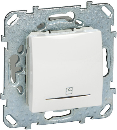 Schneider Electric MGU5.535.18ZD UNICA ТАЙМЕР нажимной, БЕЛЫЙ
