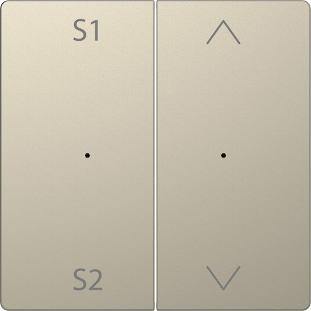 Schneider Electric MTN5227-6033 MERTEN D-Life PlusLink КЛАВИША 2-ная с S1/S2, вх/вз, САХАРА, SD