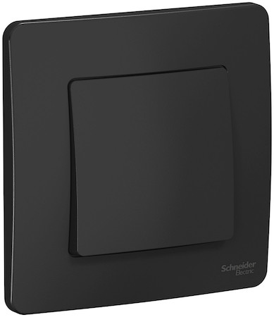 Schneider Electric BLNVS010606 BLANCA С/У 1-клавишный ПЕРЕКЛЮЧАТЕЛЬ (cх.6), 10А, 250B, АНТРАЦИТ