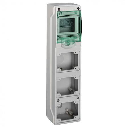 Schneider Electric 13177 ЩИТ KAEDRA IP65 4МОД. + 3ОТВ.