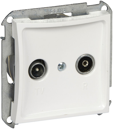 Schneider Electric WDE000193 ДУЭТ TV-R РОЗЕТКА одиночная 2DB, механизм, БЕЛЫЙ
