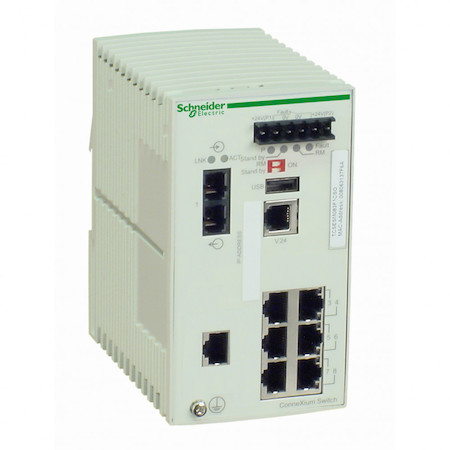 Schneider Electric TCSESM083F1CU0 КОММУТАТОР CONNEXIUM (MANAGED) 7TX/1FX-M