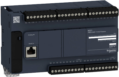 Schneider Electric TM221C40T КОМПАКТНЫЙ БАЗОВЫЙ БЛОК M221-40IO ТРАНЗИСТ ИСТОЧНИК