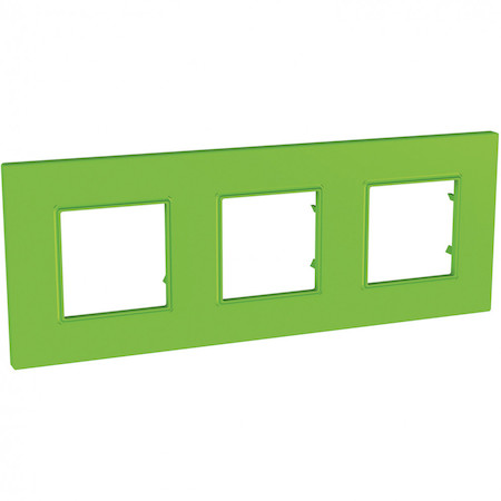 Schneider Electric MGU4.706.28 UNICA QUADRO РАМКА 3-постовая, КИВИ