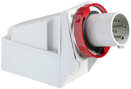 Schneider Electric 81595 НАСТЕН ВИЛКА, ВИНТ 125А 3P+N+E IP67 380В